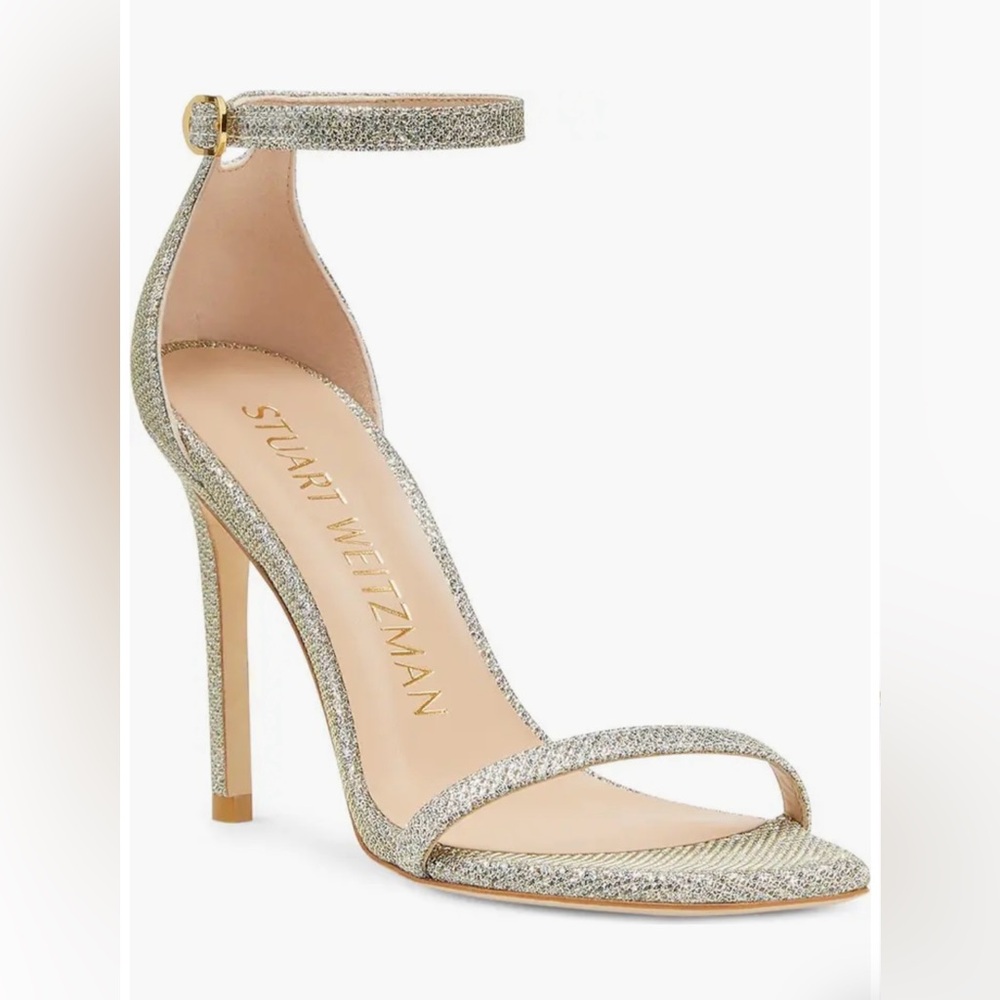 New Stuart Weitzman Nudistcurve Ankle Strap Sandal size 6.5, 8.5
